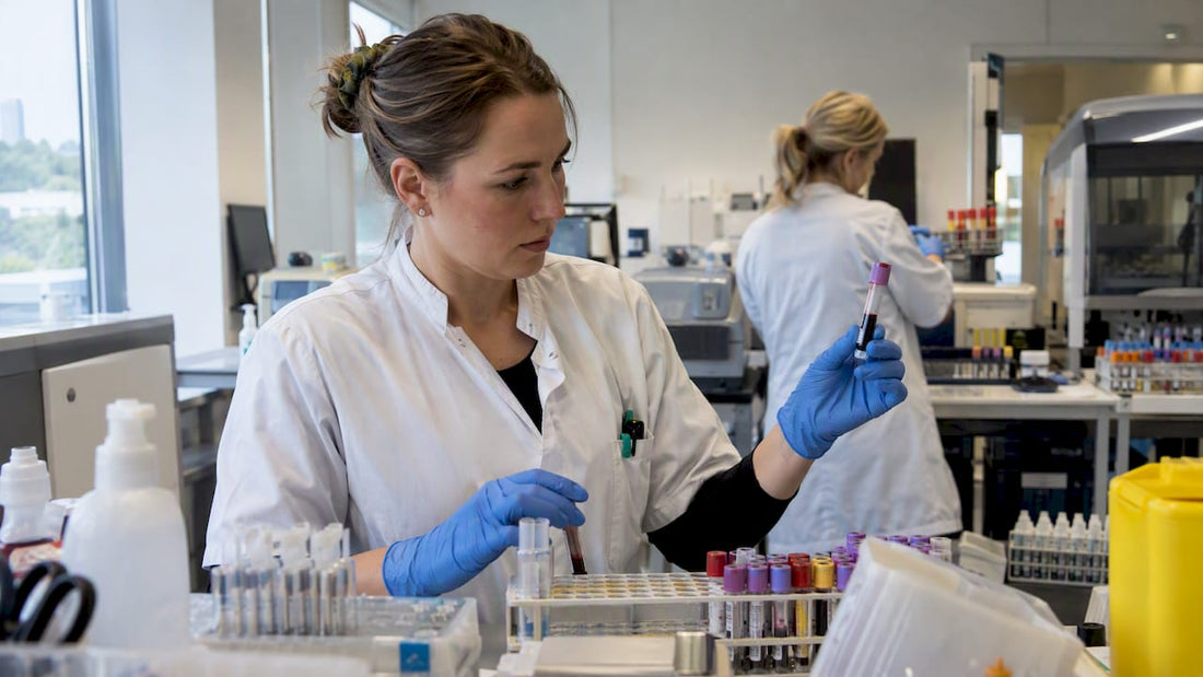 Laboratoriemåling af NAD+ i en blodprøve
